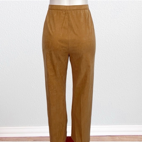 Vintage Nancy Bolen City Girl Barrel Blokecore Pleated Trousers SZ 10 Carmel - Picture 3 of 7